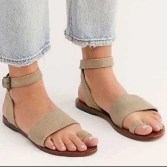Free People Torrance Anklet Suede Wrap Sandal Size EU 39 - Picture 1 of 15